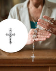 100Pcs Antique Silver Plated Cross Charms Pendant DIY Bracelets Necklace Jewelry Making Craft Wholesale 37Mmx21Mm(A282)