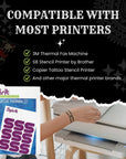 ® Classic Thermal Tattoo Stencil Transfer Paper, 8.5" X 14" - 100 Sheets