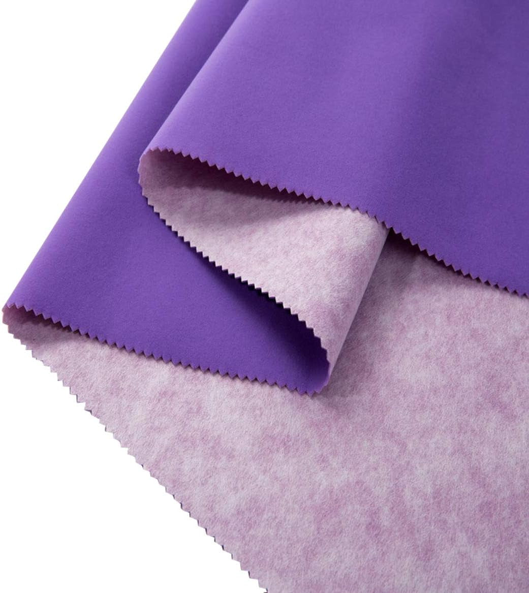 Self Adhesive Velvet Flock Liner for Jewelry Drawer Craft Fabric Peel and Stick(Purple), Soft Velvet Liner for Drawer DIY 17.7" X 117"