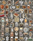 300 PCS Vintage Stickers, Aesthetic Stickers for Scrapbook Journaling Water Bottles Laptop, Scrapbooking Supplies Kit, Cottagecore Waterproof Vinyl Bullet Junk Journal Stickers for Adults Teens