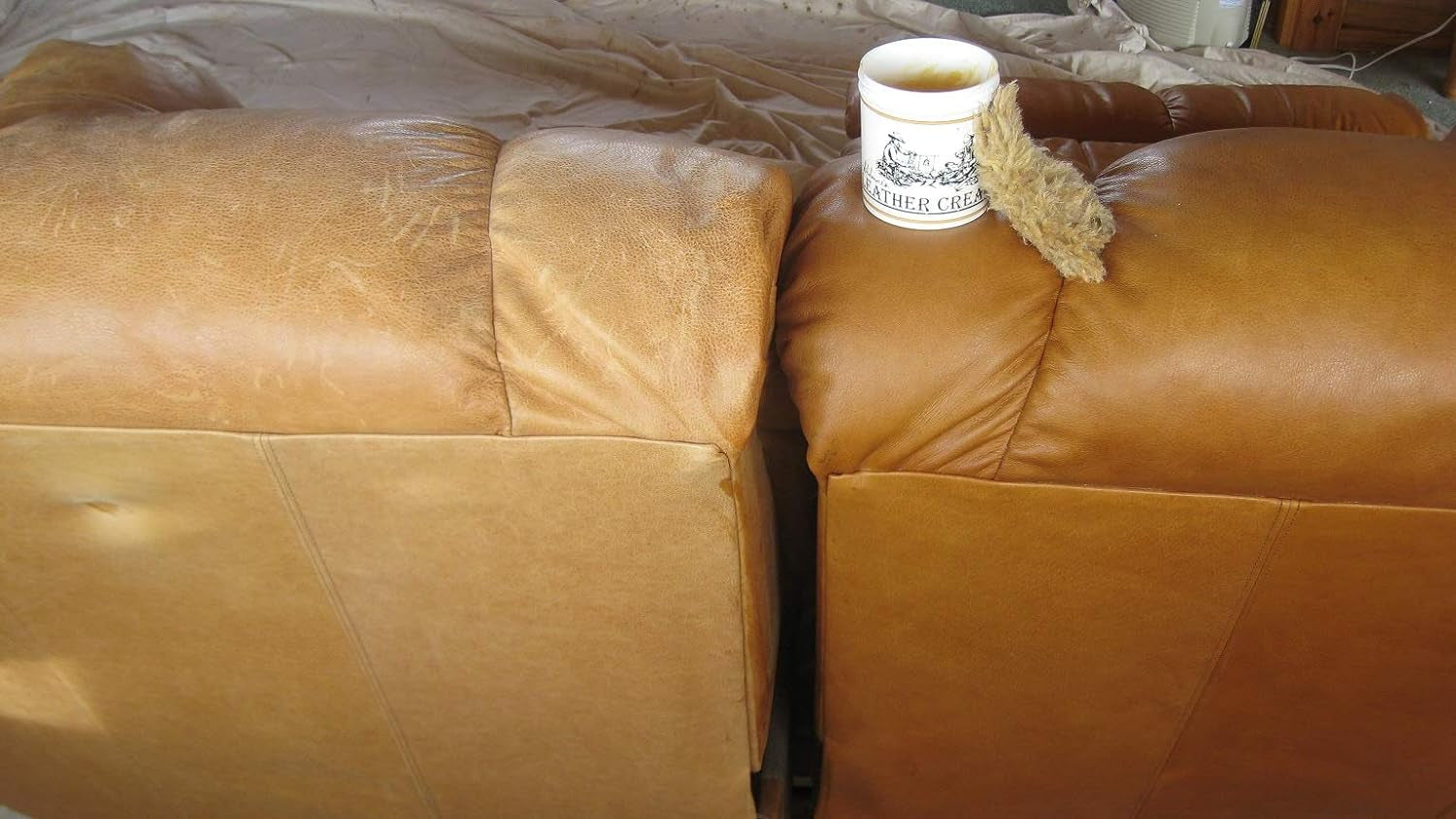 Original Leather Cream | All Natural Non Toxic Formula | Leather Conditioner Cleans, Moisturizes, and Protects Your Leather | 16 Ounces (1 Pint)