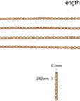 40 Packs 10 Colors Brass Necklace Chains 21 Inch Link Cable Chain Necklace with Lobster Clasps Bulk for Jewelry Making