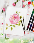 Watercolor Paper 9X12 Inches - 70 Sheets Bulk Pack, 140LB/300GSM Cold Press - Versatile Medium for Drawing, Watercolor, and Mixed Media Artistry