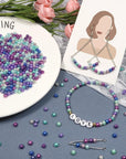 1000Pcs 4Mm Pearl Beads Multi Colors Loose round Glass Pearl Beads Spacer Beads for DIY Craft Necklaces Bracelets Jewelry Making