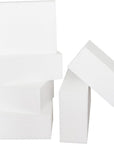 DNB Craft Foam Blocks - 6PCS 8X4X2 Inch Rectangle EPS Polystyrene White Foam Bricks - Crafts and Arts Supplies
