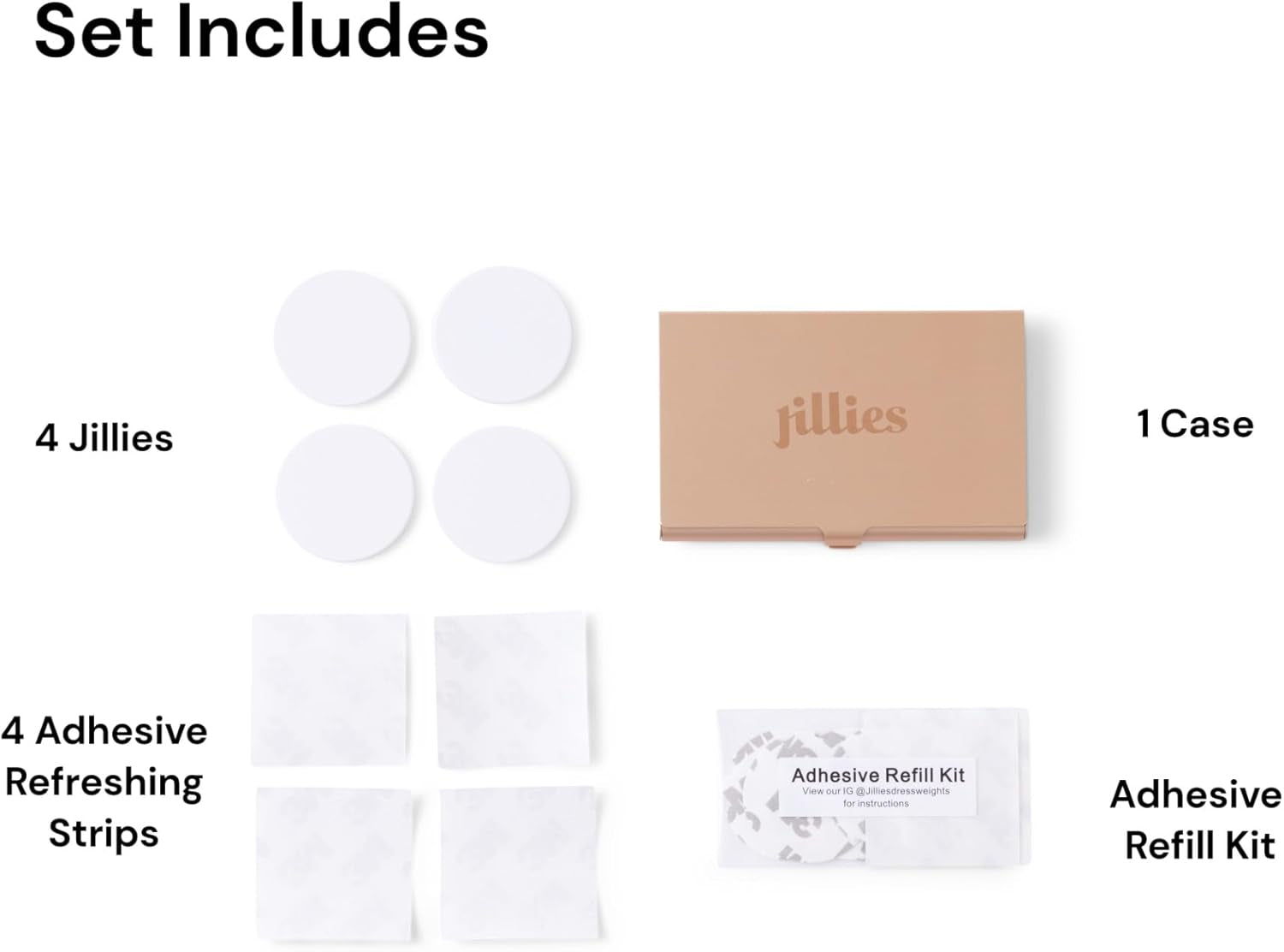 | Dress Weights for Hem Reusable | Stick on Adhesive Skirt Weights for Wind