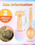 2 Pcs Darning Supplies Kit Darning Egg for Socks Darning Mushroom Wooden Darning Supplies with Large Eye Needles Sewing Threads for Socks Clothes Adults Darner DIY Home Sewing Care(Multicolor)