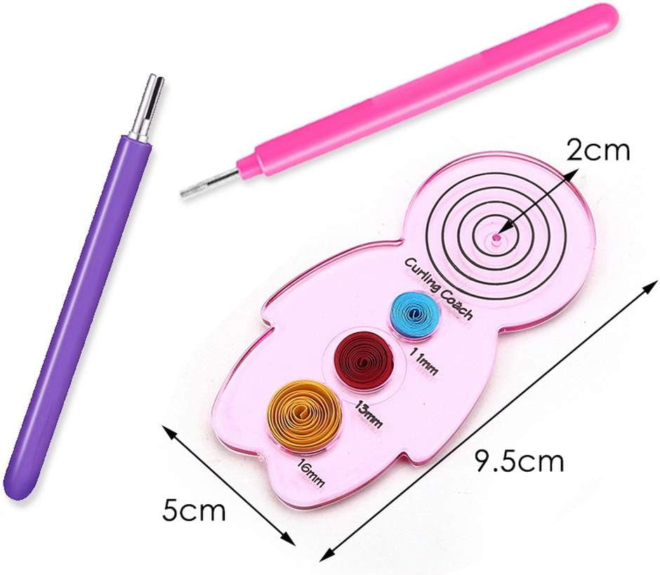 12 Pack Paper Quilling Tools Slotted Kit, Different Sizes Rolling Curling Quilling Needle Pen Paper Cardmaking Project Tools Set