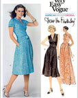 Vogue V2000H5 Misses' Wrap Dress Sewing Pattern Packet by Diane Von Furstenberg, Design Code V2000, Sizes 6-8-10-12-14