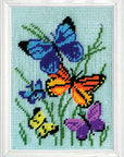 Crafts 2569 Needlepoint Kit, Butterflies Galore, 5" X 7" Needlepoint Kit Butterflies Galore