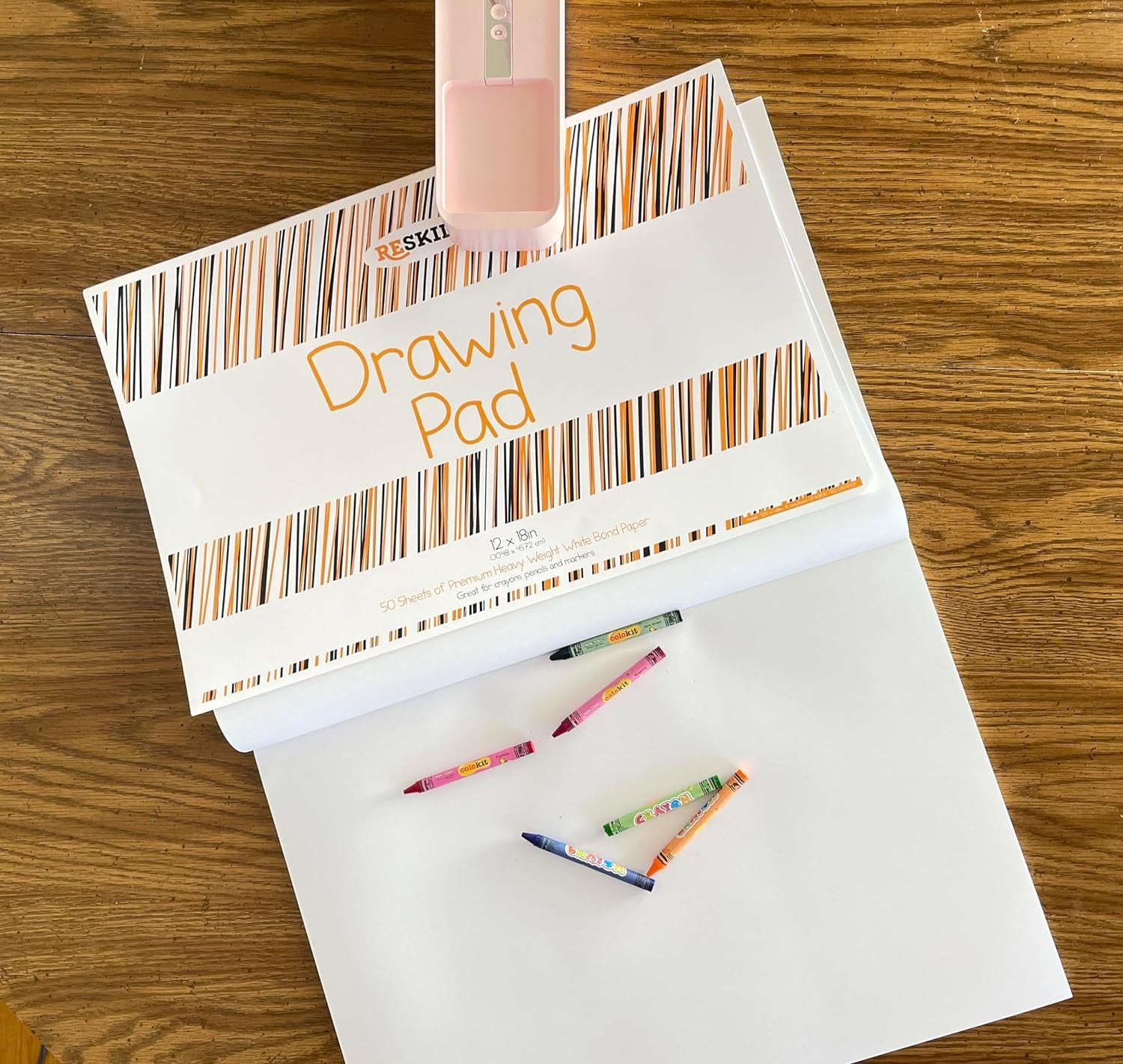 Drawing Paper Pad (12 X 18 Inches) - 50 Sheets, 2-Pack Coloring Art Pads for Kids, Sketch Kids (12X18) (12X18Drawpad)