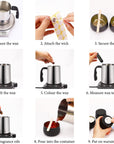 Candle Making Kit for Adults - Full Set Candle Making Supplies - Soy Candle Kit - DIY Starter Scented Soy Candle Making Kit - Perfect Decoration for Family Life