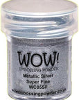 Wow! Embossing Powder Metallic Bundle: Gold, Silver, Platinum and Copper, 15Ml (1) (1, Brown)
