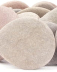 [About 97 PCS - 105 PCS](18 Pounds) Painting Rocks,2.33"-3.72" River Rocks,Diy Rocks,Flat Rocks,Craft Rocks,Natural Stones