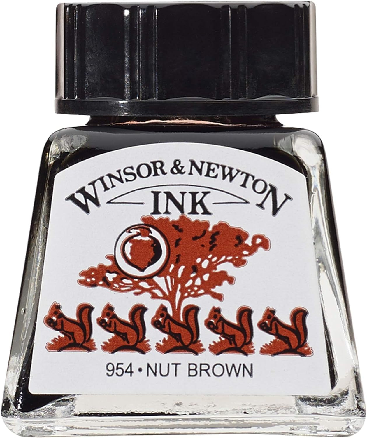 Drawing Ink, 30Ml Bottle, Black Dropper Cap
