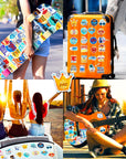 Fathers Day Stickers for Adults, 150Pcs Fathers Day Stickers Decals Decorations Bulk Gifts Set for Fathers Day Gift Cards Scrapbook Skateboard Laptop Water Bottle.