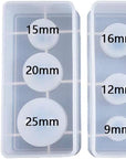 Silicone Ball Mold,  3Pcs Resin Epoxy Mold, Universe Spheroid Moulds, Orbs Pendant Casting Molds for UV Resin Crafts, DIY Jewelry Making