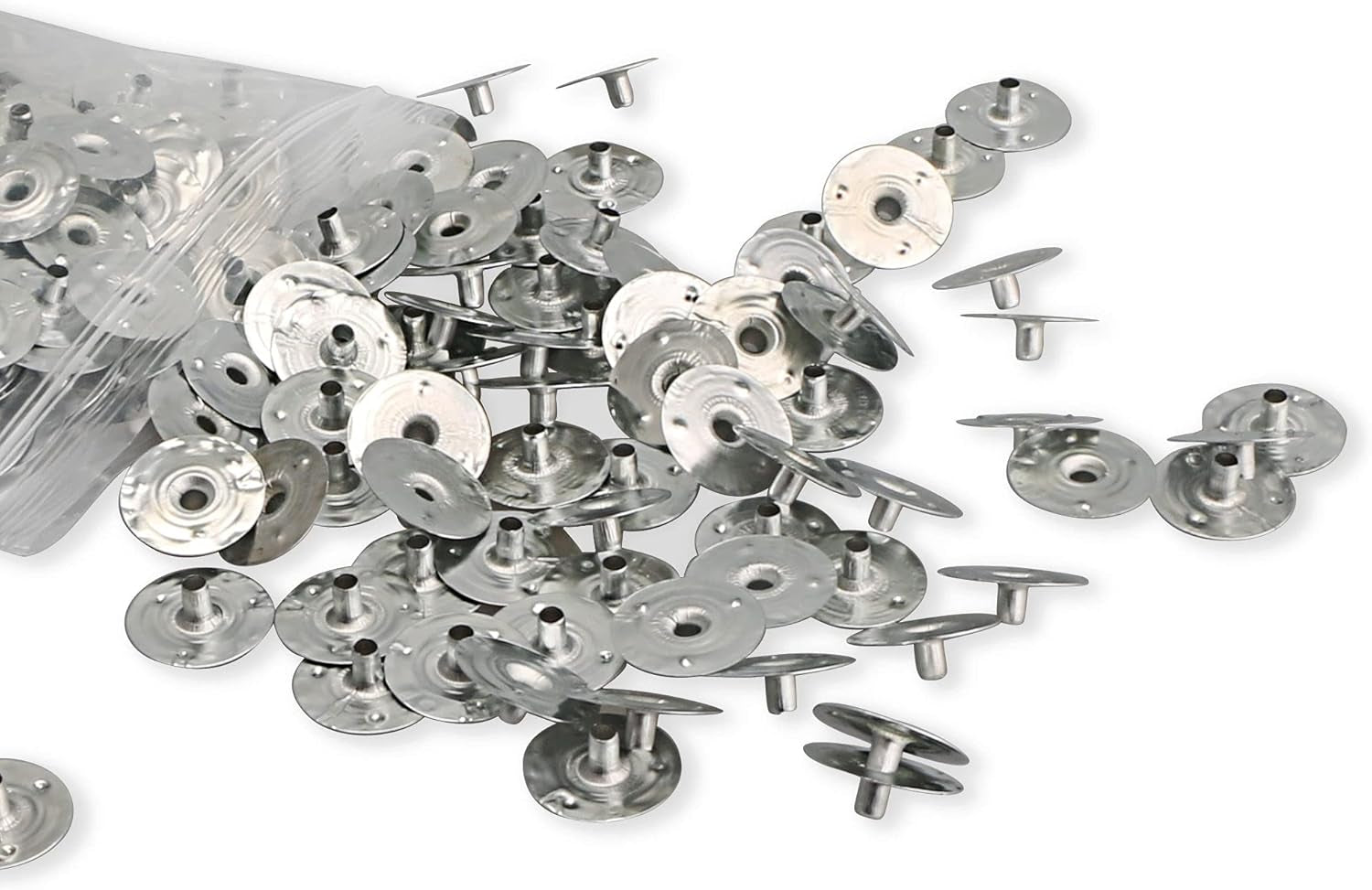 800 Pcs Candle Wick Tabs - Metal Candle Wick Sustainer Tabs