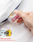 Tape Measure Measuring Tape for Body Fabric Sewing Tailor Cloth Knitting Home Craft Measurements,60-Inch/150-Cm Soft Multicolor Tape Measure Body Measuring Tape Set with Snap Button Closure,Dual Sided