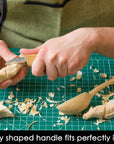 Whittling Knife C2 6.5" Whittling Knife for Fine Chip Carving Wood and General Purpose Wood Carving Knife Bench Detail Carving Knife Carbon Steel and Whittling for Beginners