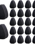 Face Paint Sponges Face Painting Black Sponges Petals High Density for Art Work and Body Paint (10 Petals + 10 Half Moon)