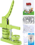 Button Maker Machine 58Mm - (3Rd Gen) Installation-Free 58Mm(2.25In) DIY Pin Badge Button Maker Press Machine Badge Punch Press with Free 100Pcs Button Parts&Pictures&Circle Cutter&Magic Book