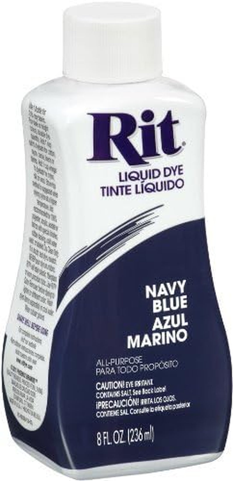 Rit Liquid Dye Black 8 Oz &  Liquid Fabric Dye, 8-Ounce, Navy Blue (1)