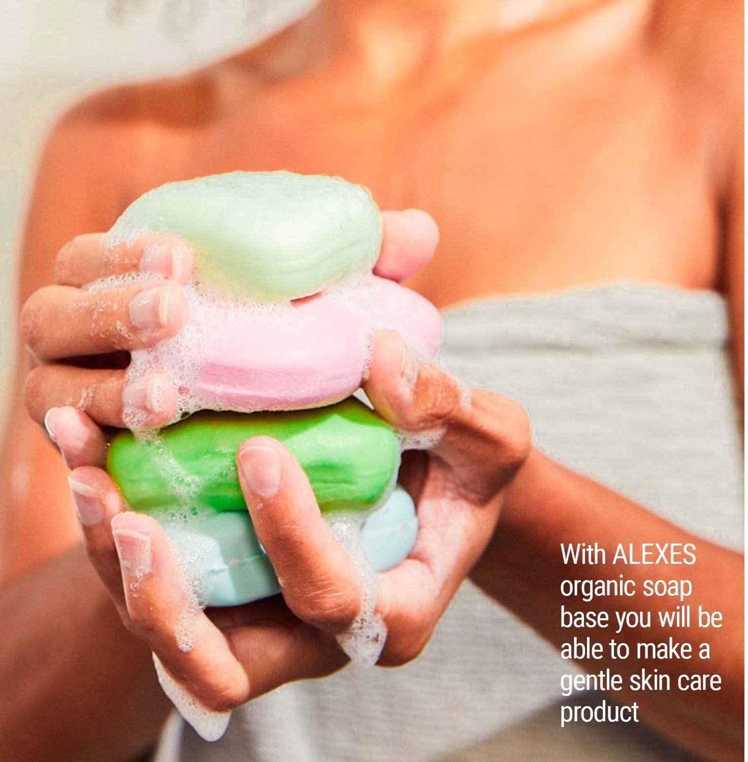 Organic Melt and Pour –  2 Lb Soap Base for Soap Making – Unscented – Soap Making Supplies