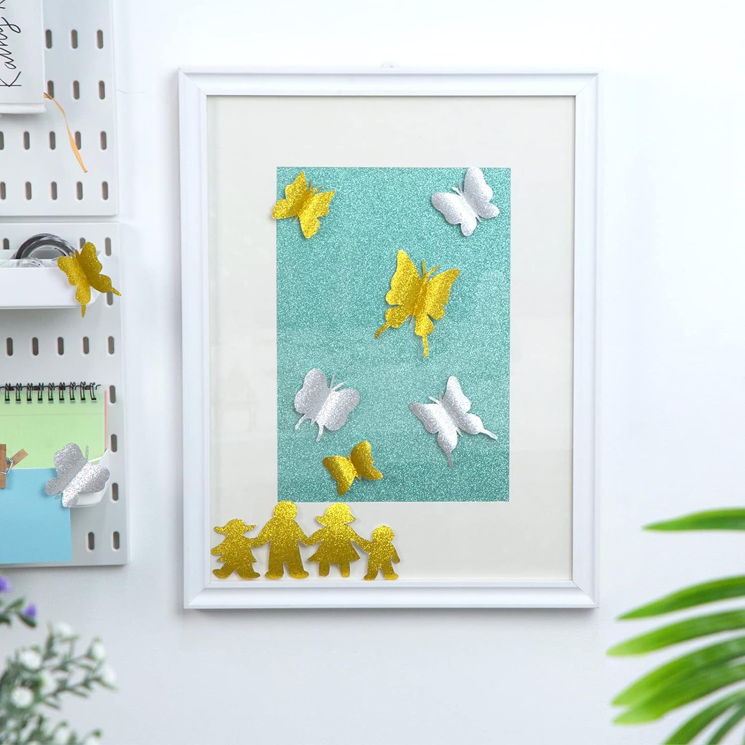 Glitter Cardstock Paper, 36 Sheets Sparkly Paper A4 Premium Craft Cardstock 18 Colors for Card Making Paper Crafting Scrapbook 250GSM