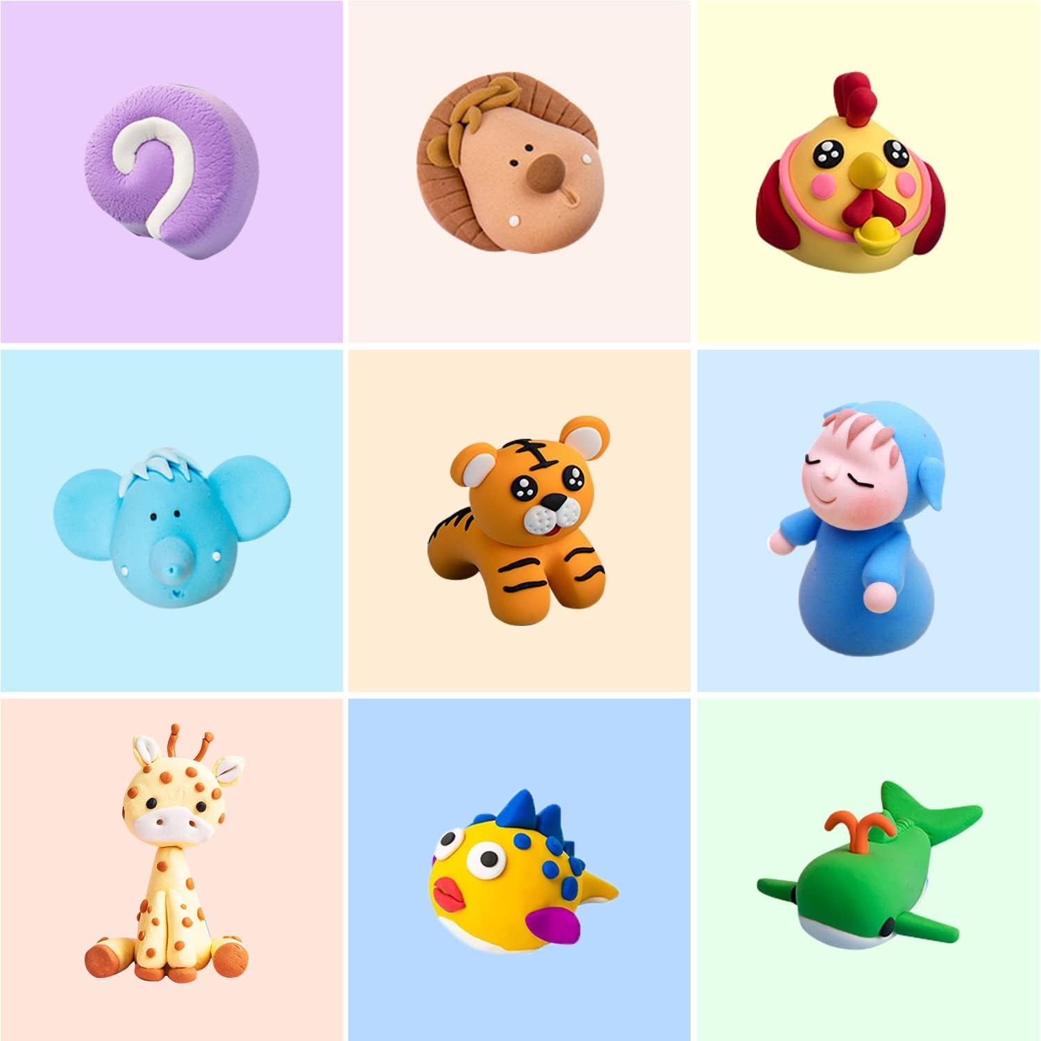 Polymer Clay, 82 Colors Clay Kit, Oven Bake Modeling Clay, Creative Polymer Clay Kit with Sculpting Tools and Jewelry Accessories, Non-Toxic, Ideal DIY Clay Gifts for Adults and Teens