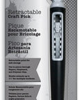 Tim Holtz Craft Pick Poker - Retractable Punch Tool for Paper Crafting, Scrapbooking, Die Cuts, and Art Supplies - Adjustable Fine Point Tip