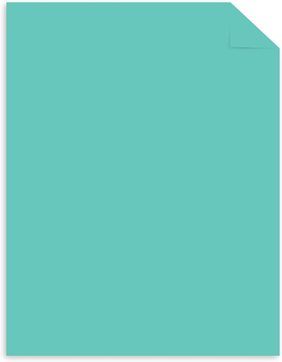 Mega Collection, Colored Cardstock, Punchy Pastel Blue Bliss, 320 Sheets, 65 Lb./176 Gsm, 8.5" X 11" - MORE SHEETS! (91746)