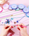 12 Rolls 120 Feet 4 Mm Jewelry Making Chains Necklace Chains Jewelry Making Supplies Jewelry Chain Link Cable Chain Roll with 120 Lobster Clasps 50 Jump Rings for DIY Earring Bracelet, 12 Colors