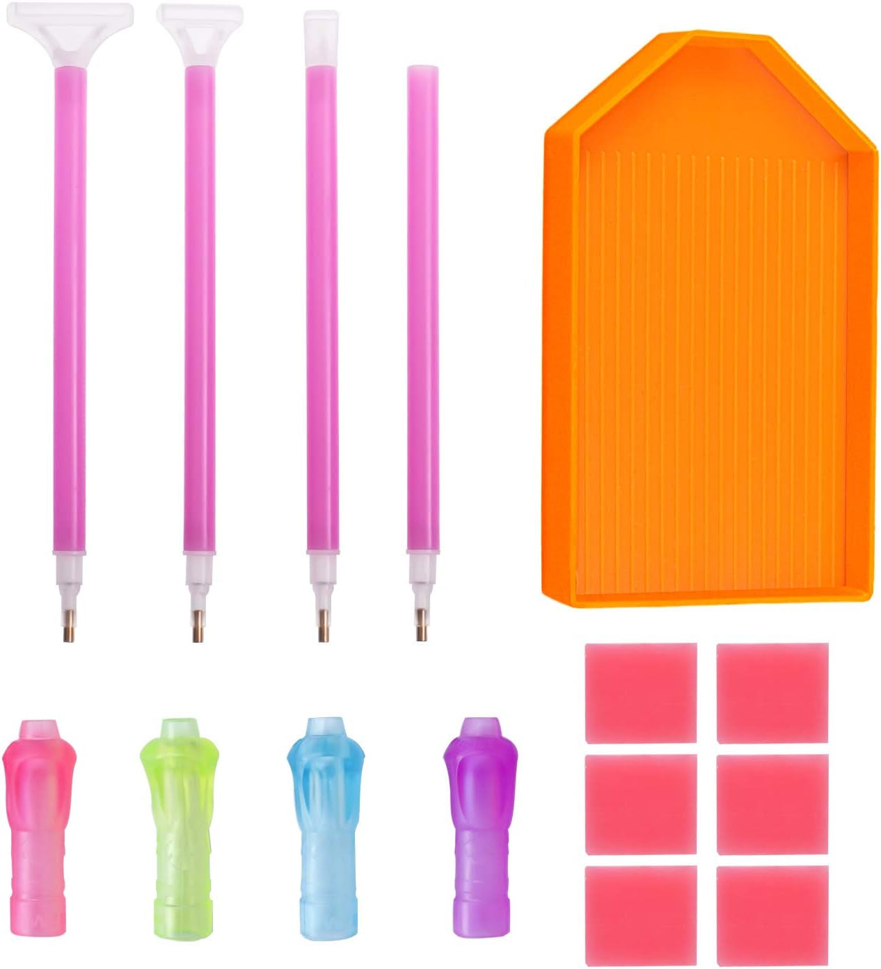 5D Diamond Painting Accessories Diamond Painting Tools Drill Pen Grip and Diamond Painting Trays