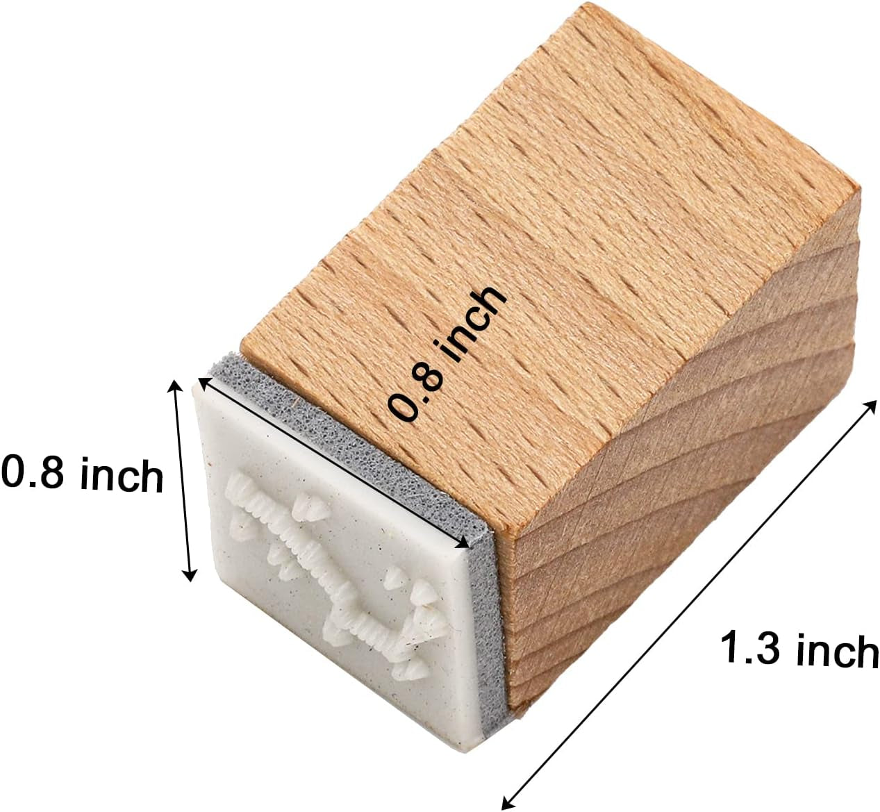 32 Pieces Wooden Rubber Stamp Set, Moon Star Botanical Decorative Wood Stamps for Journal, Diary, Scrapbook, Planner, Letter, DIY Craft, Card Making