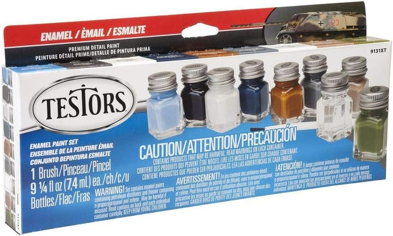 Camo Flat Enamel Paint Set (Packaging May Vary)
