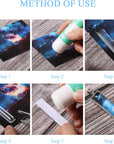 48 Pieces 6 Colors Pendant Tray Rectangle Bezel Blanks Set Include 24 Rectangle Pendant Trays with 24 Clear Glass Cabochon Domes for DIY Resin Craft Photo Pendant Necklace Jewelry Making