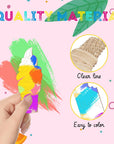 Unfinished Ice Cream Wood Cutouts Summer Crafts Bulk DIY Wood Cutouts Ice Cream Wooden Crafts Ice Cream Party Decor for Art Paint Birthday Ornaments, 6 Styles