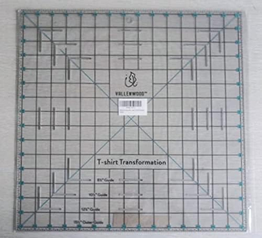 Not Overpriced T-Shirt Alignment Transformation Ruler 14X14Inches. Turn Any Old T Shirt into a Quilt Full of Memories. by Andrea Miani. Tshirt Transfer Centering Tee Shirts Square Quilting Template.