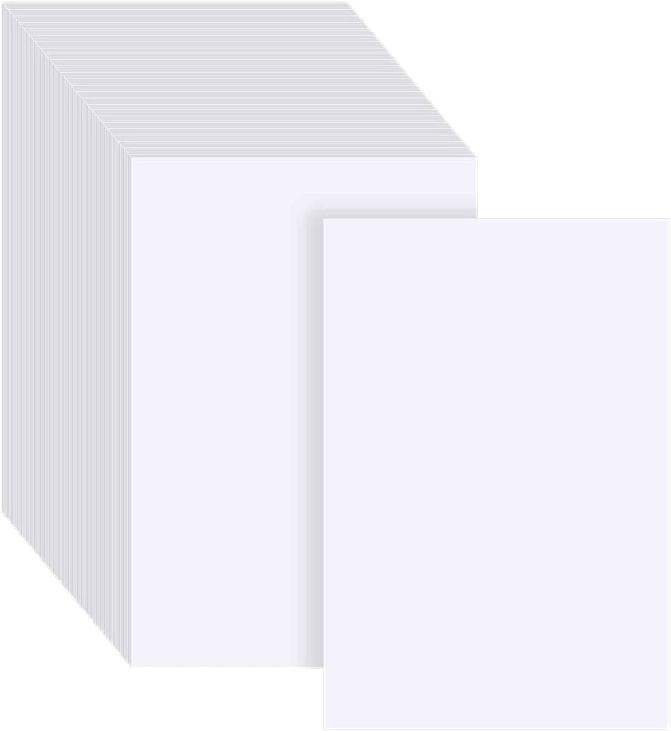 100 Pieces Painting Release Paper Non-Stick Silicone Release Paper Double-Sided Painting Cover Replacement Paper, 5.9 X 3.9 Inch/15 X 10 Cm