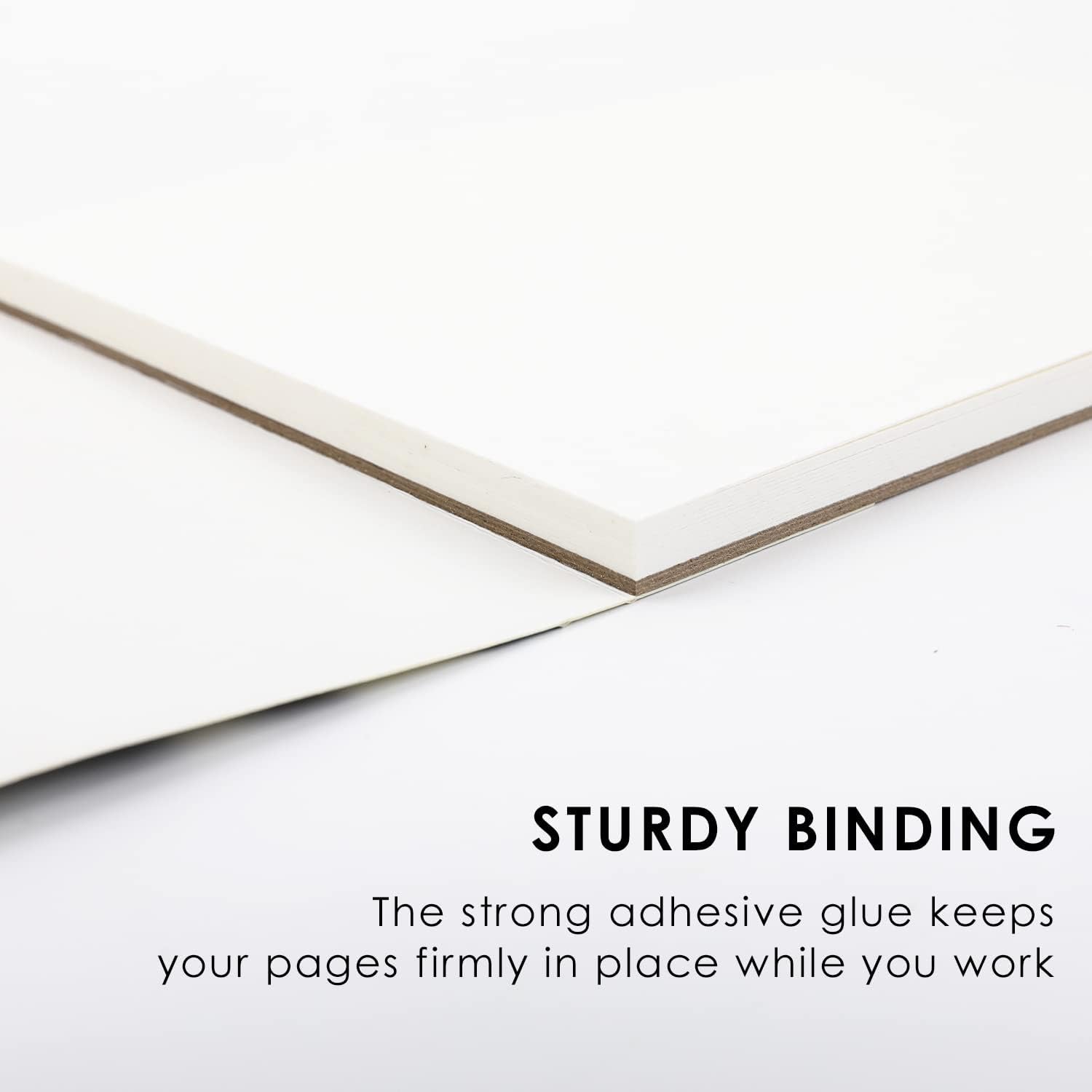Watercolor Paper Pad, 100% Cotton Pulp, 15 Sheets, A5 (8.3 X 5.8"), 140Lb (300Gsm), Glue Bound, Acid-Free Cold Pressed Watercolor Paper, Art Supplies for Watercolor Techniques and Mixed Media