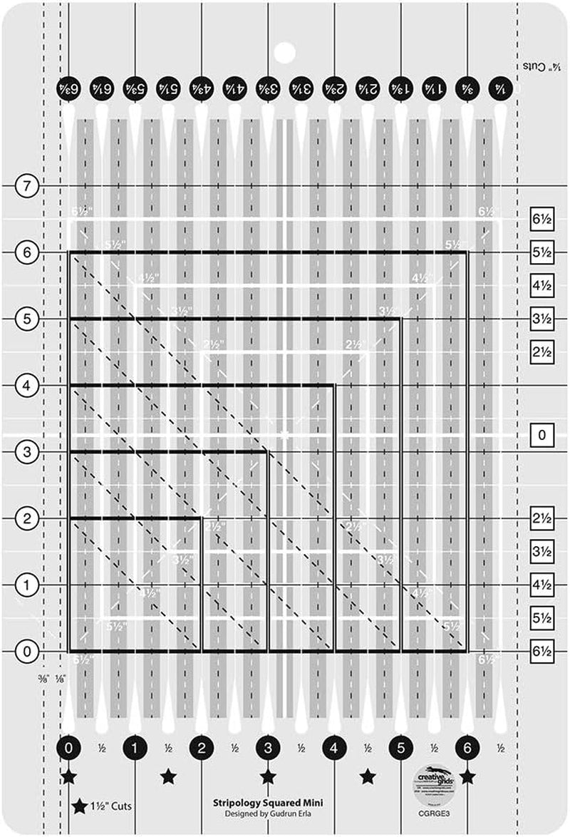 Stripology Mini Quilt Ruler - CGRGE3
