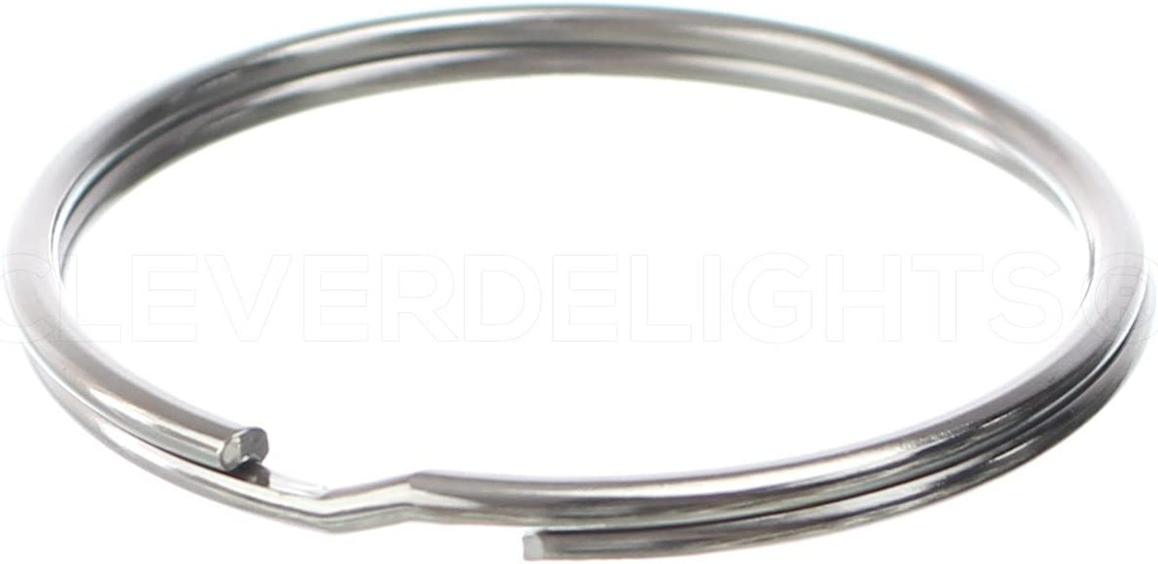 2" Key Rings - 10 Pack - Large Split Key Rings - Strong Key Chain Ring Connector - 2 Inch