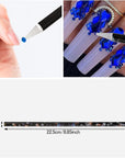 9 Pcs Diamond Painting Pen Rhinestone Picker Pencil Set Self Adhesive Nail Dotting Wax Pen with Pencil Sharpener Resin Point Drill Pens 5D Crystal Gem Pick up Tools DIY Nail Art Accessories