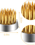 12 Pack Flower Frog Holder, Kenzans round Flower Arranger Mini Frog Floral Frog Pins, 0.9 Inch Flower Pin Holder Fixed Tools for Small Vase Ikebana Decoration Supplies