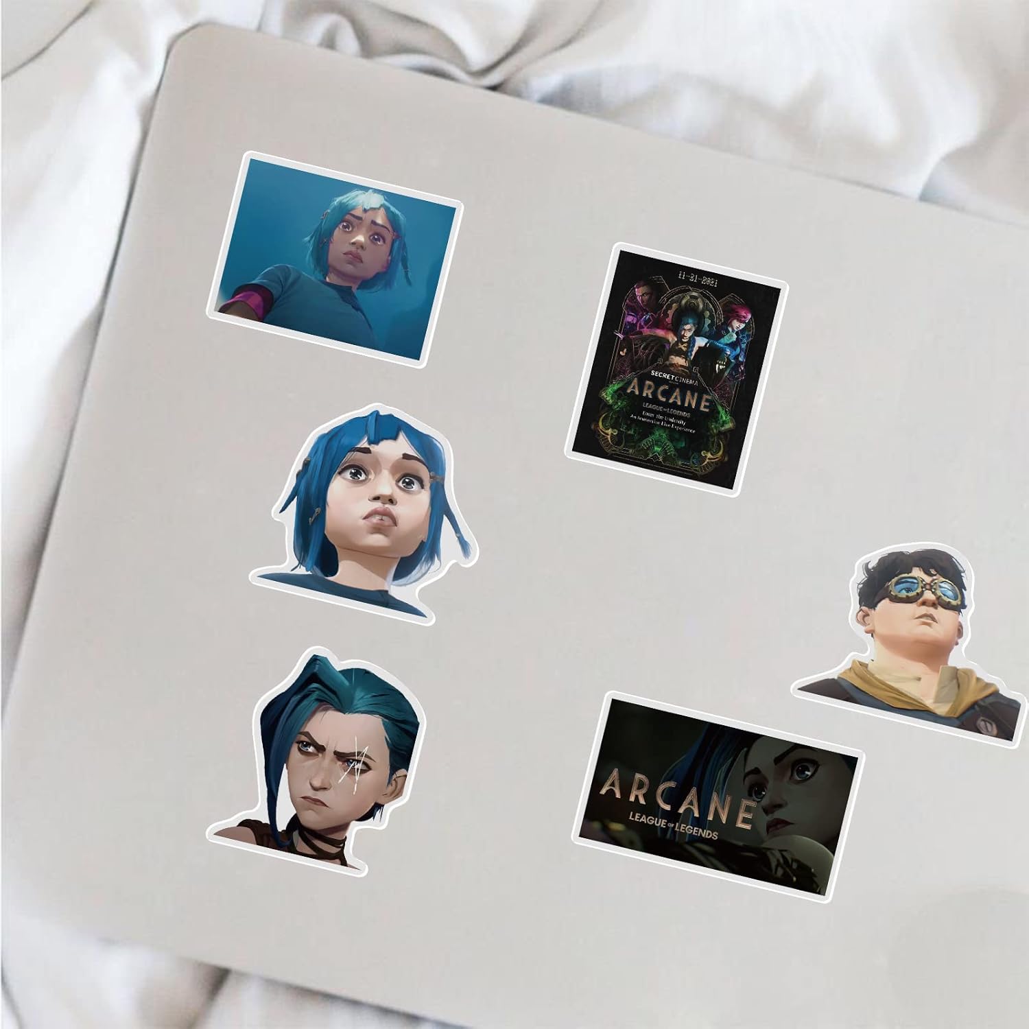 Arcane 50Pcs Stickers - Waterproof Vinyl for Laptops, Skateboards, Bikes, Bumper, and More, High-Quality Decals with 100% Free Exchange Guarantee