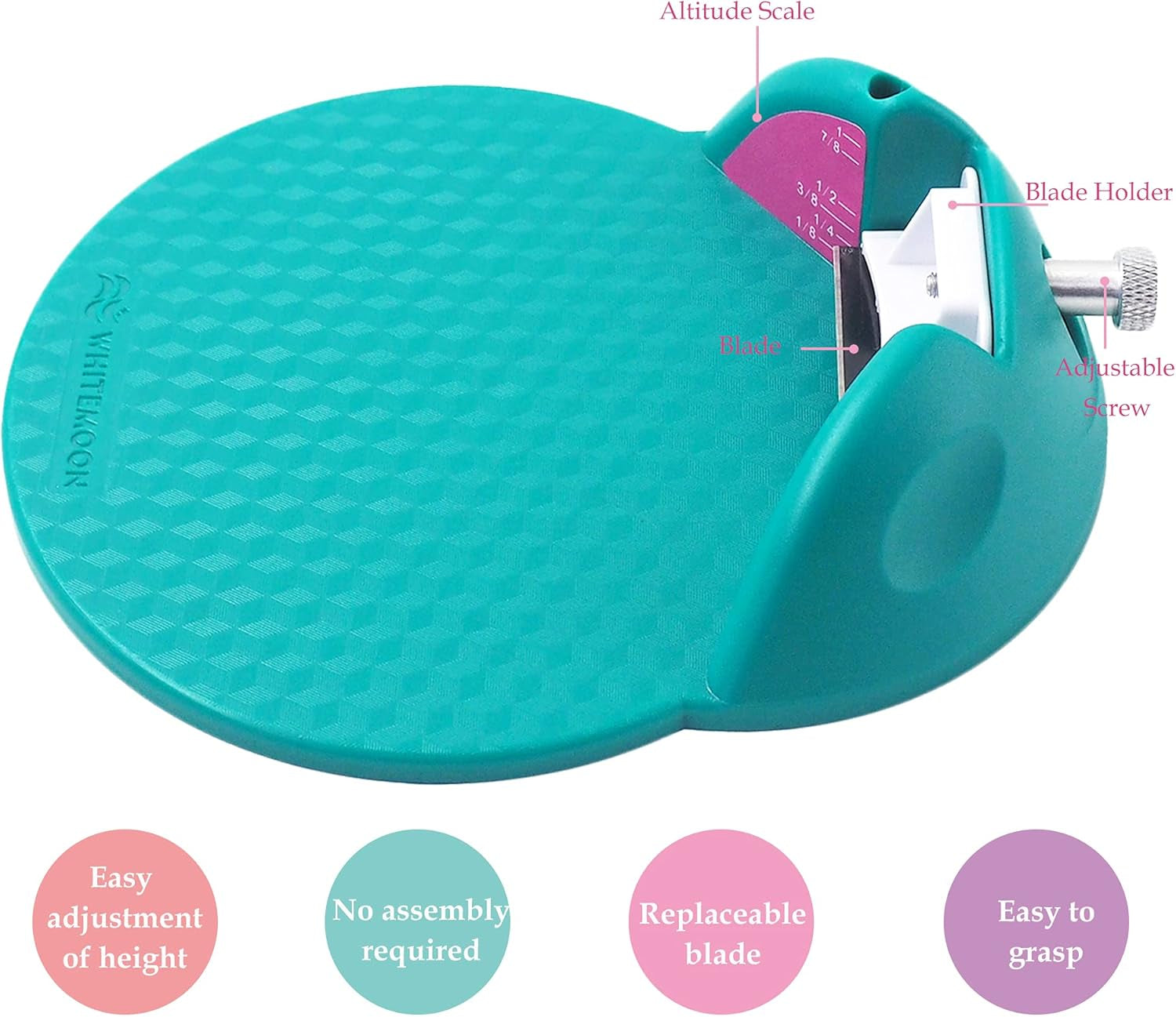 2-In-1 Cup Edging Tool, Cup Edger Cutting for Custom Tumblers, Tool for Drawing Level Line of Split Tumbler Cups (Teal)