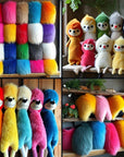 4PCS Faux Fur Ribbon Soft Christmas Fluffy DIY Craft Shaggy Synthetic Plush Patch Sewing Fur Cuts for Garland Party Decoration Furry Patch Ribbon for Winter Costume Gnome Beard Fur Ball Carpet Pet Pad
