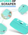 Vinyl Scraper - 2Pack Scraper Tools for Vinyl, Craft Weeder Vinyl Tool Kit Basic Tool-Scraper for Vinyl
