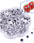 700 Pieces Mixed Wiggle Googly Eyes Self Adhesive Googly Eyes DIY Scrapbooking Crafts (Assorted Sizes)